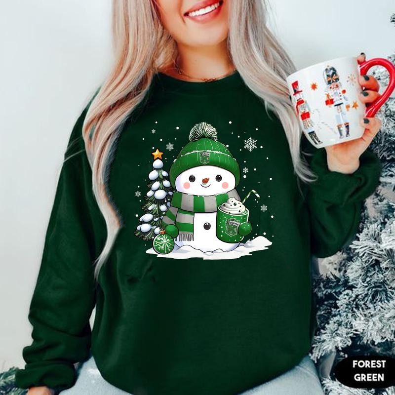 HP Vintage Wizard  Houses Sweatshirt, Snowan Hogwarts Houses Unisex Shirt, Potterhead Shirt, Hogwarts Hoodie, gift for fan, Cotton Fit potterhead swea