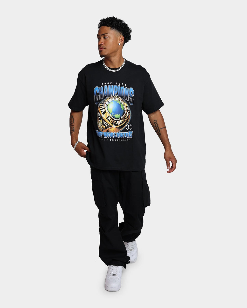 HUF Champions T-Shirt Black