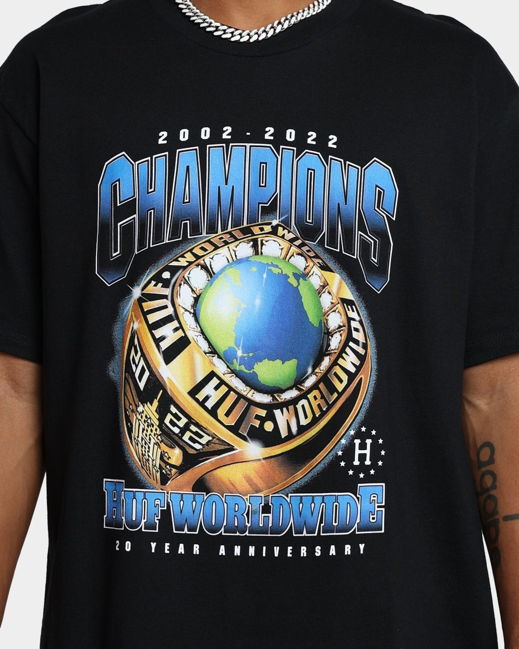 HUF Champions T-Shirt Black