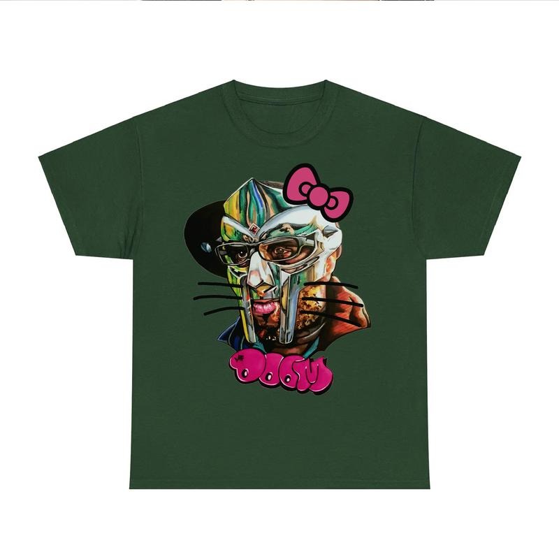 Hello MF Doom Kitty, Metal Face Shirt, MF Doom hip hop Shirt, Mf Doom Tee, Mf Doom Graphic Shirt, Mf Doom Comic, Mf Doom, Mf Doom Merch, Vintage Rapper MF Doom Sweatshirt, Hoodie, T-Shirt Unisex