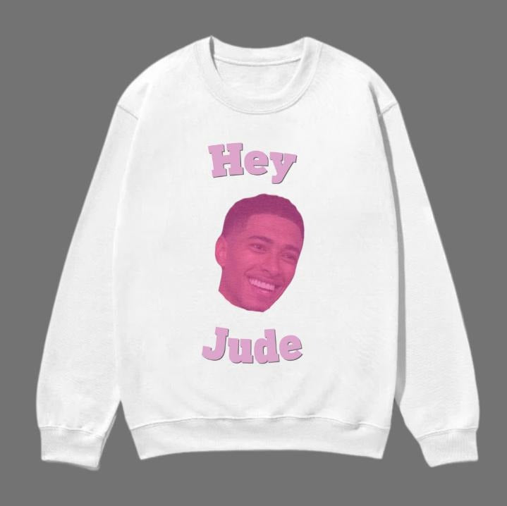 Hey Jude Bellingham T-Shirt, Jude Bellingham Vintage Tee, Unisex Soccer Shirt, Sweatshirt, Graphic Tees, Menswear Womenswear Streetwear