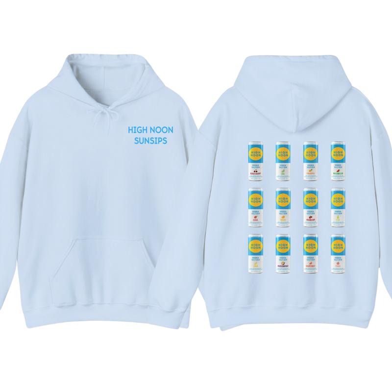 High Noon Sunsips Vintage Unisex Heavy Blend Hoodie, For Men And Women