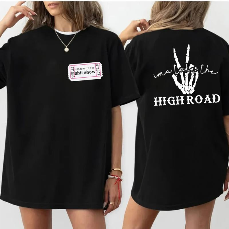 Highr0ad, K0e Concert 2024 Two-Sides Tee, Country Fan Top, Unisex Short Sleeve Tee Shirt, Casual Clothing
