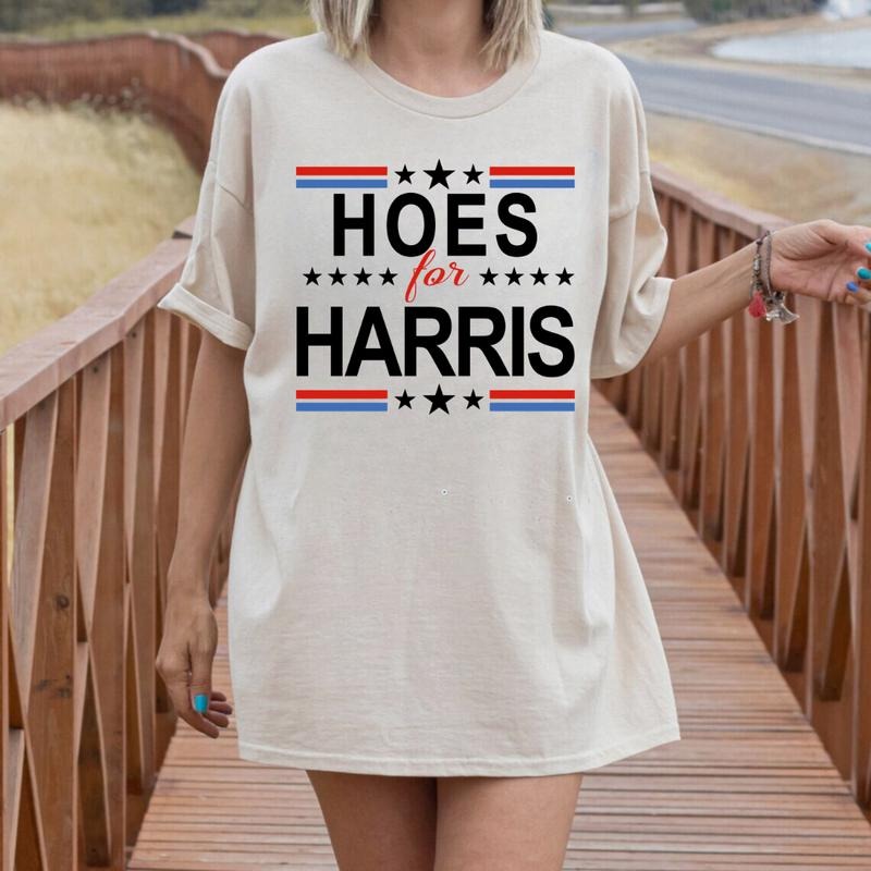 Hoes for Harris Unisex Cotton Tee Shirt with Relaxed Fit style 001