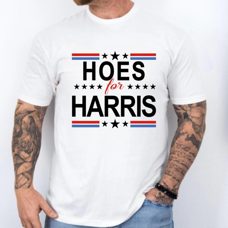 Hoes for Harris Unisex Cotton Tee Shirt with Relaxed Fit style 001
