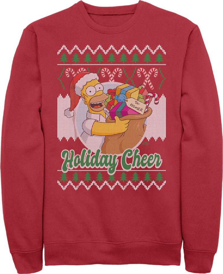 Holiday Cheer Simpsons Sweatshirt