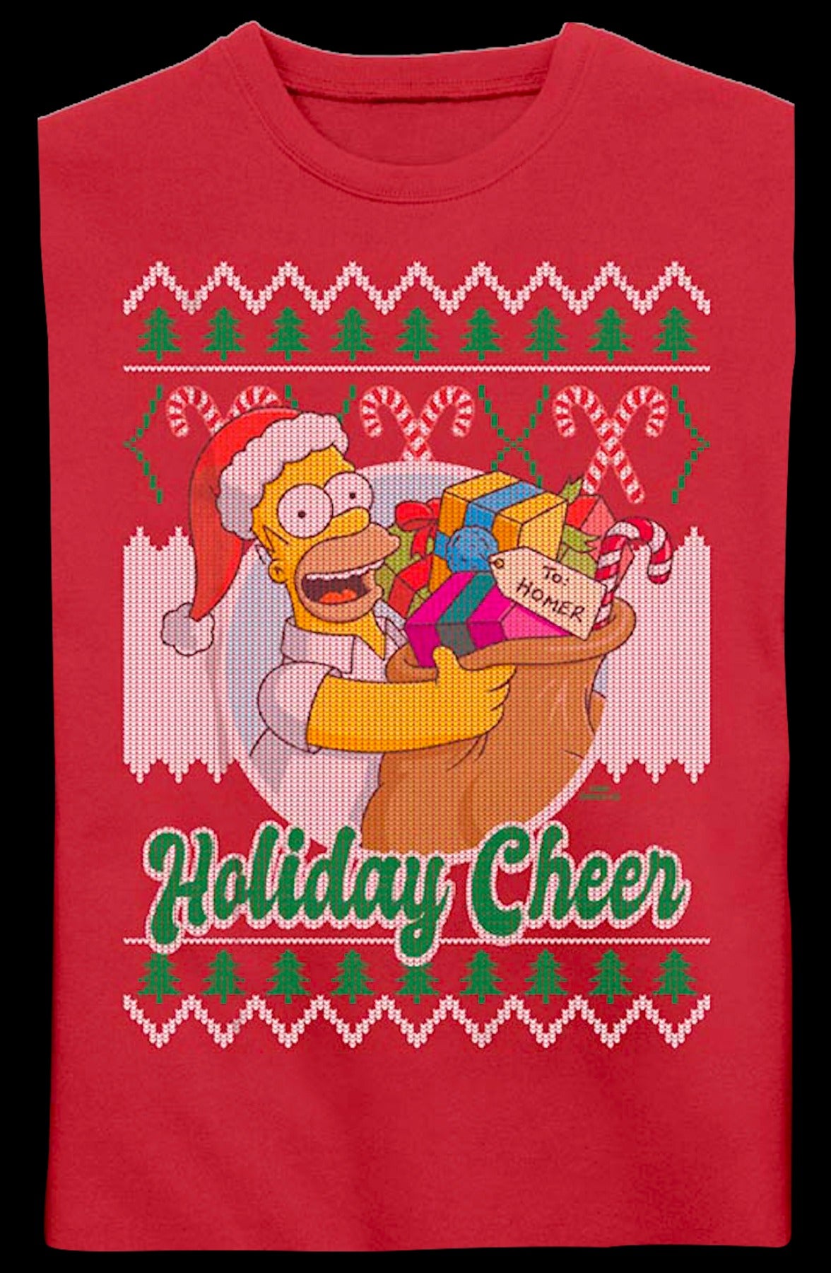 Holiday Cheer Simpsons Sweatshirt