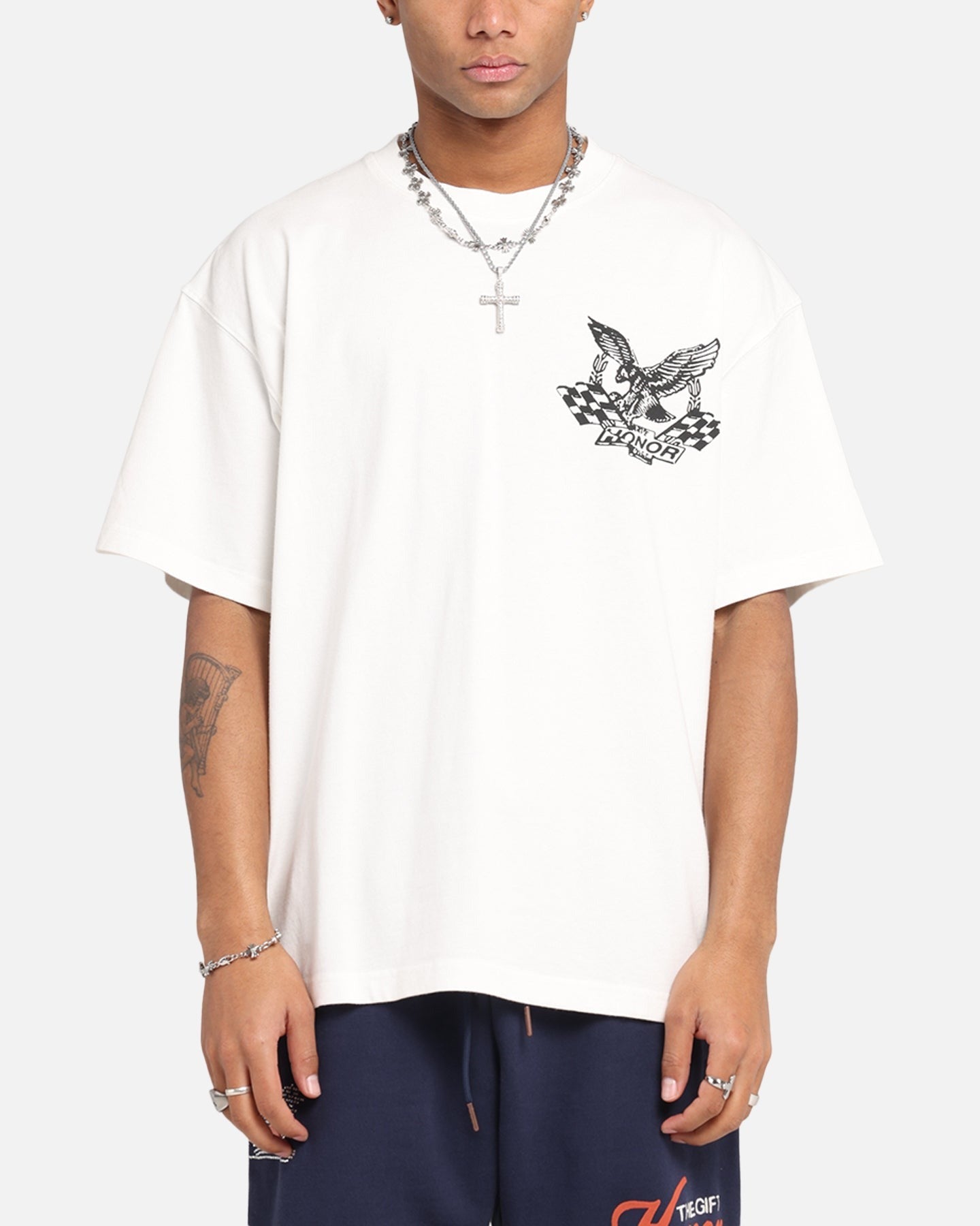 Honor The Gift Vintage Oil T-Shirt White