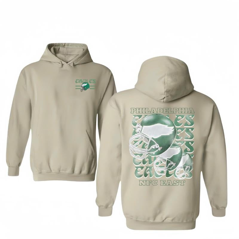 Hoodie Vintage Philadephias Football Hoodie Eagles T-ShirtHoodie Vintage for Men and Women, Unisex Workwear Tee - Casual, Menswear