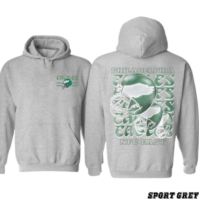 Hoodie Vintage Philadephias Football Hoodie Eagles T-ShirtHoodie Vintage for Men and Women, Unisex Workwear Tee - Casual, Menswear