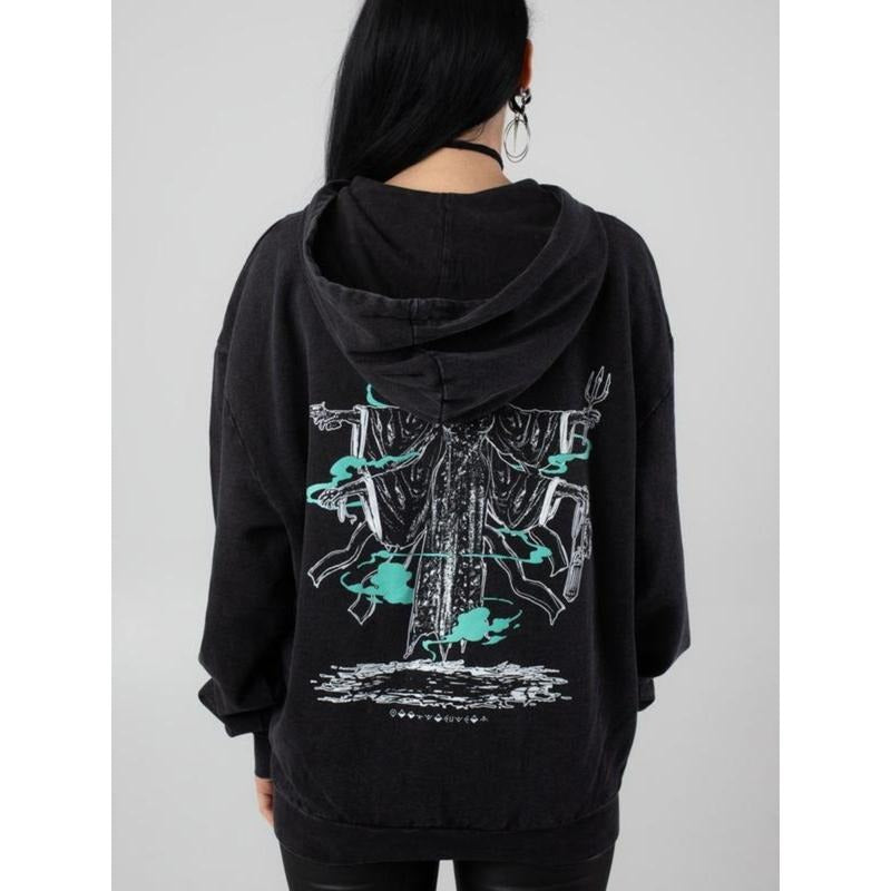 [SALE UPTO 70%] Sleep Token Ascensionism Acid-Washed T-shirt/Sweatshirt/Hoodie, Unisex Band Merch Pullover, Outdoors, For Men, For Women, Top