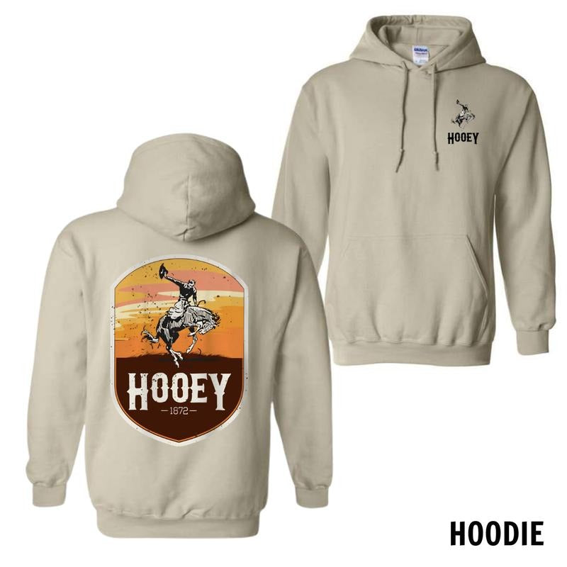 Hooey Menswear Hoodie, Sweatshirt, and T-Shirt - Classic Western Rodeo Design with Bold Cowboy Graphics for Rodeo Enthusiasts and Western Style Fans