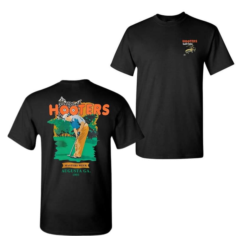 Hooters Golf Club Week 1993 Vintage Golf 2 Sided T-Shirt, For Men And Women, Trendy Shirt Cotton Fashion