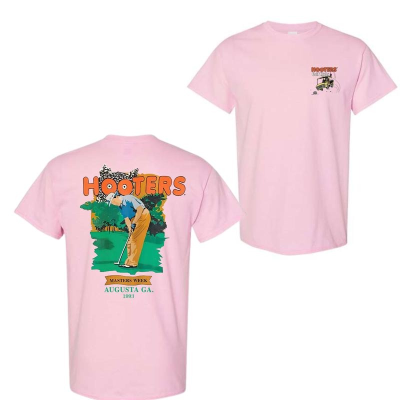 Hooters Golf Club Week 1993 Vintage Golf 2 Sided T-Shirt, For Men And Women, Trendy Shirt Cotton Fashion