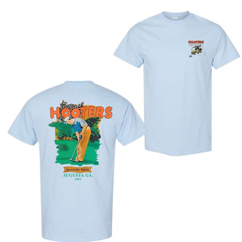 Hooters Golf Club Week 1993 Vintage Golf 2 Sided T-Shirt, For Men And Women, Trendy Shirt Cotton Fashion