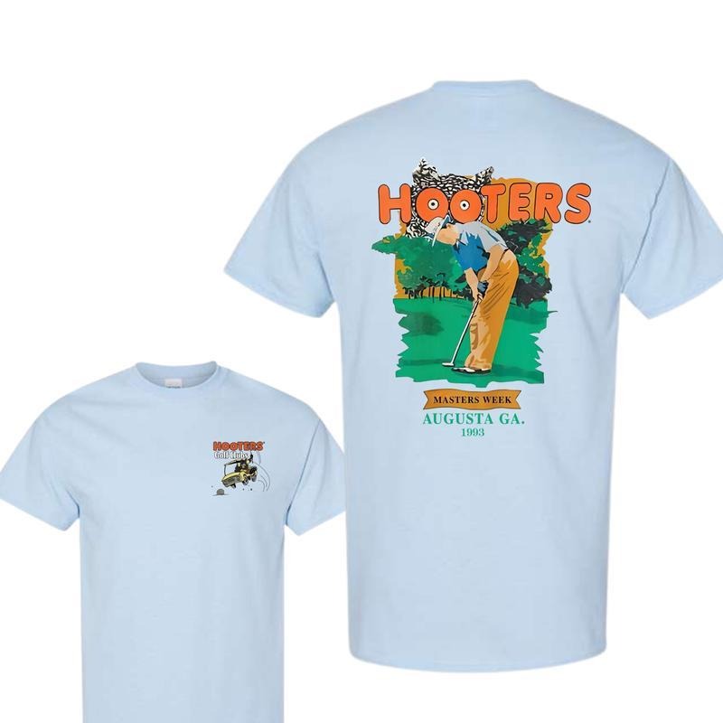 Hooters Golf Club Week 1993 Vintage Tshirt, Golf Cart Club Shirt, men's vintage tees, Full Color, For Men, For Women Menswear Top