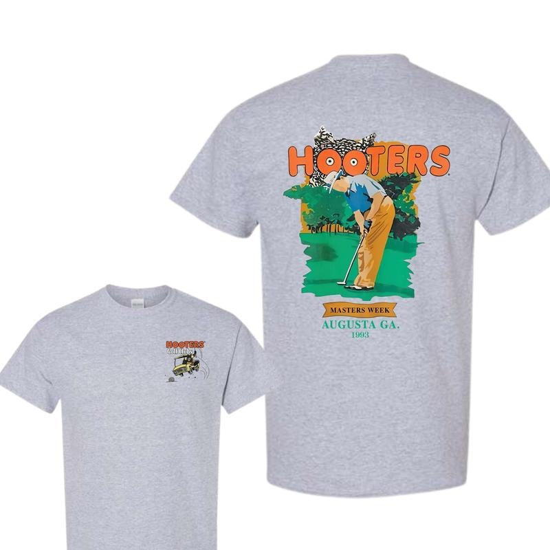 Hooters Golf Club Week 1993 Vintage Tshirt, Golf Cart Club Shirt, men's vintage tees, Full Color, For Men, For Women Menswear Top