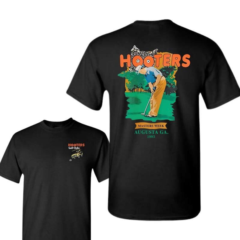 Hooters Golf Club Week 1993 Vintage Tshirt, Golf Cart Club Shirt, men's vintage tees, Full Color, For Men, For Women Menswear Top