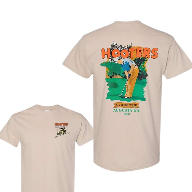 Hooters Golf Club Week 1993 Vintage Tshirt, Golf Cart Club Shirt, men's vintage tees, Full Color, For Men, For Women Menswear Top