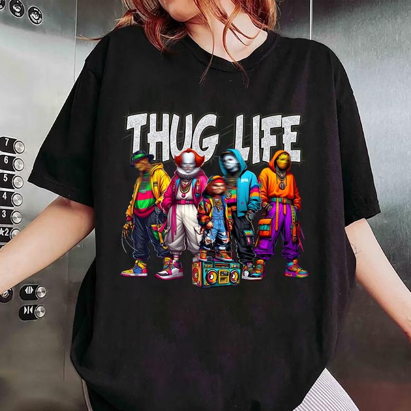 Horror Thuglife Halloween Shirt Sweatshirt Hoodie