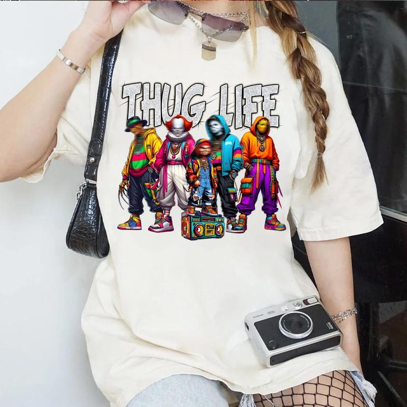 Horror Thuglife Halloween Shirt Sweatshirt Hoodie