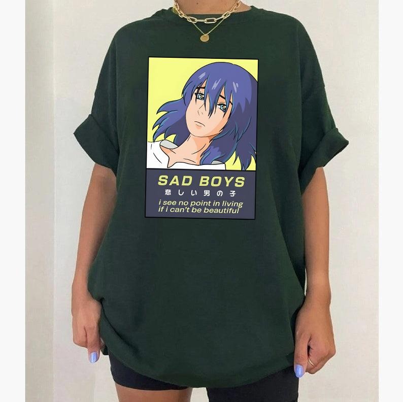 Howl Sad Boys T-Shirt, Howl's Moving Castle Shirt, Anime shirt, Harajuku Clothing