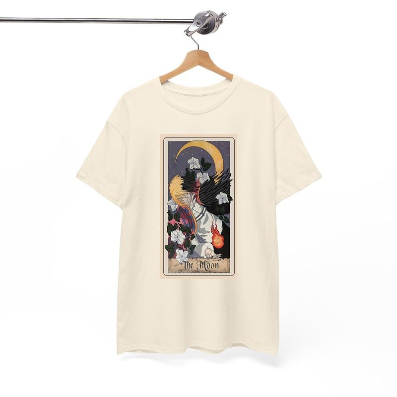 Howl Tarot Card Tshirt, Howls Moving Castle Tshirt, Howl And Sophie, Calcifer, Anime