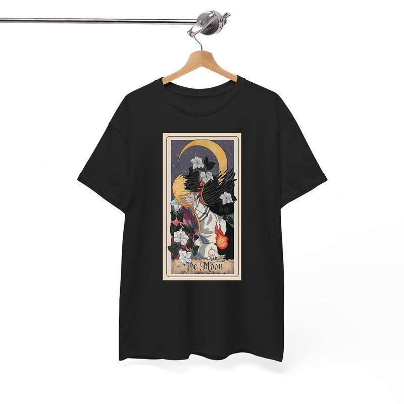 Howl Tarot Card Tshirt, Howls Moving Castle Tshirt, Howl And Sophie, Calcifer, Anime