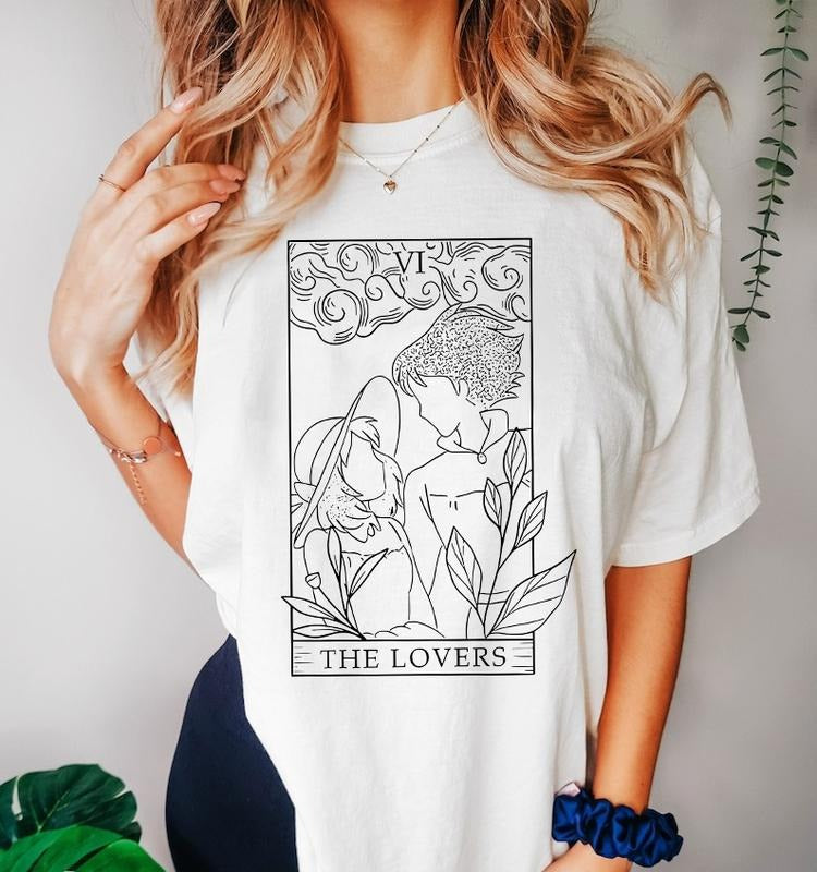 Howl and Sophie Shirt, Howl's Moving Castle Shirt, Anime shirt, Harajuku Clothing