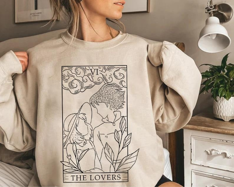 Howl's Moving Castle Sweatshirt, Howl and Sophie T-Shirt, Ghibli Shirt, Studio Ghibli Gift, Anime Howls Moving Castle Shirt, Anime shirt, Harajuku Clothing