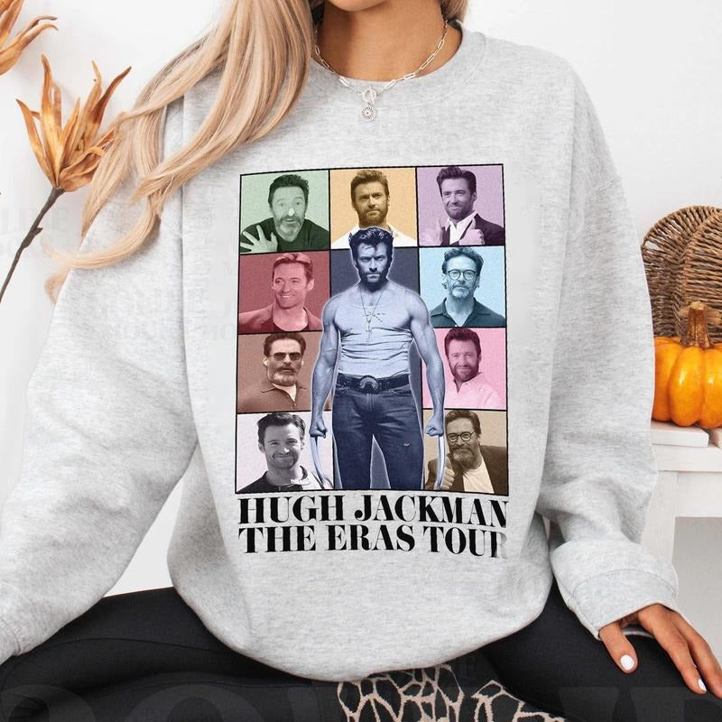 Hugh Jackmann Tour Shirt, Gift For Woman and Man Unisex T-Shirt Cotton Fabric style 001