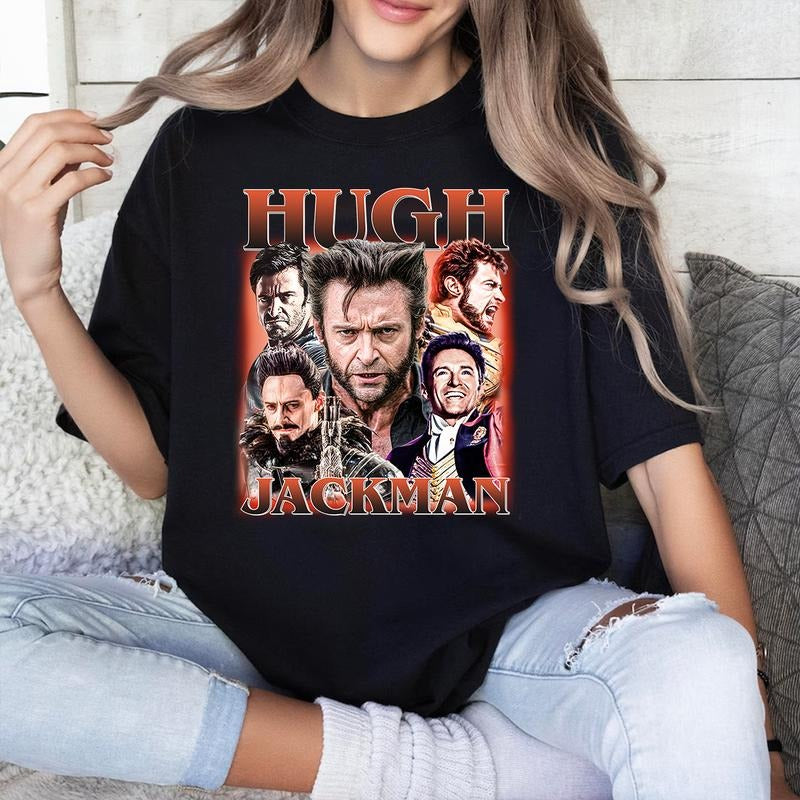 Hugh T Shirt Jackman T Shirt Gift For Woman and Man Unisex T-Shirt Sweatshirt Hoodie style 001