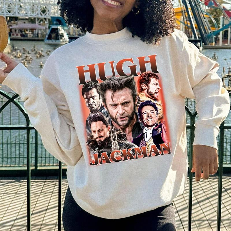 Hugh T Shirt Jackman T Shirt Gift For Woman and Man Unisex T-Shirt Sweatshirt Hoodie style 001