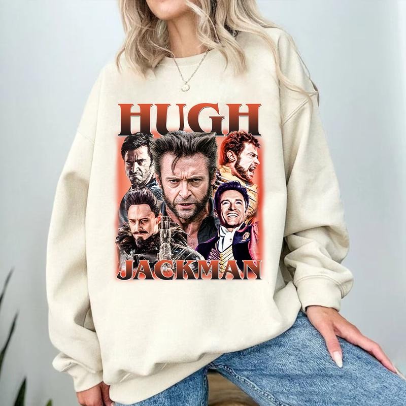 Hugh T Shirt Jackman T Shirt Gift For Woman and Man Unisex T-Shirt Sweatshirt Hoodie style 001