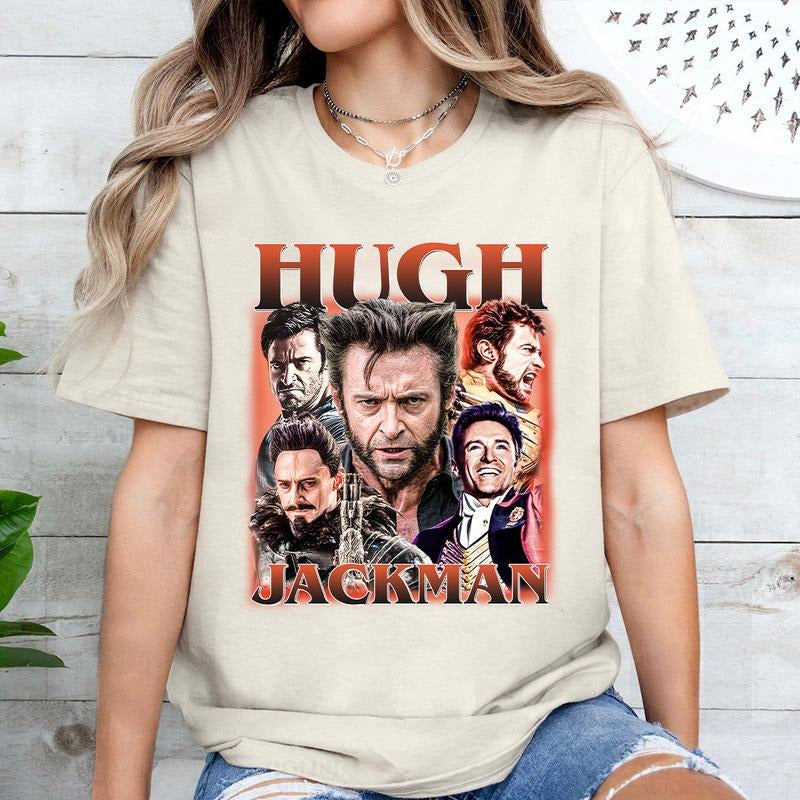 Hugh T Shirt Jackman T Shirt Gift For Woman and Man Unisex T-Shirt Sweatshirt Hoodie style 001