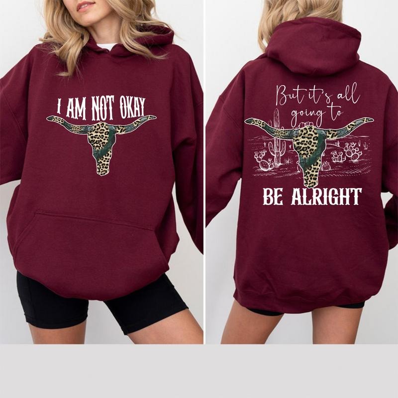 I Am Not Okay Country Music Jelly Roll Shirt Sweatshirt Hoodie, Perfect for Fans of Jelly Roll & Honest Lyrics, Country Music Shirt, Gift For Fan