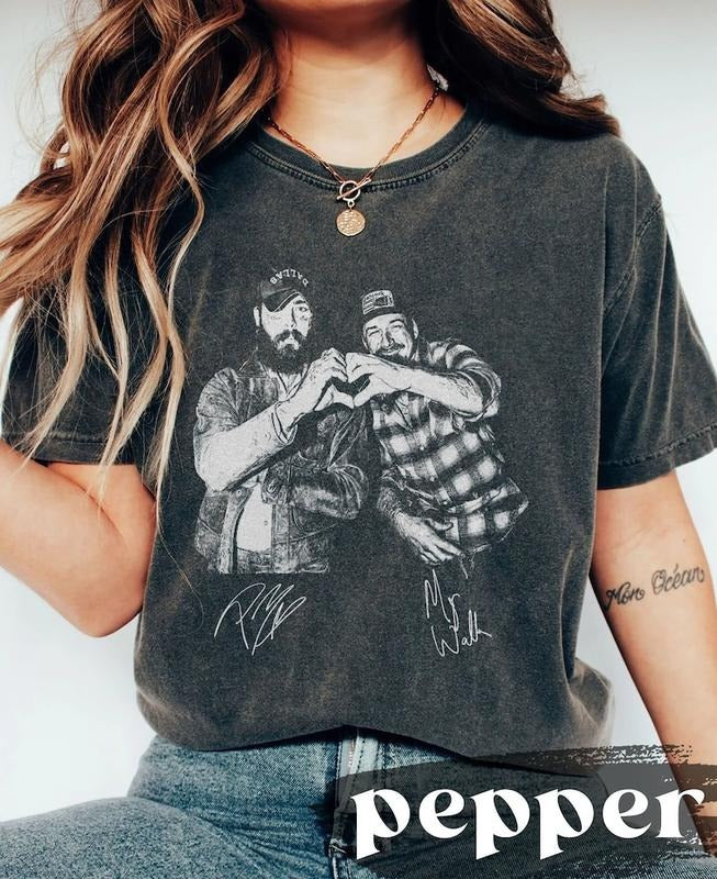 I Had Some Help shirt, Country Music shirt, Posty Wallen shirt, It takes two to break a heart in two shirt