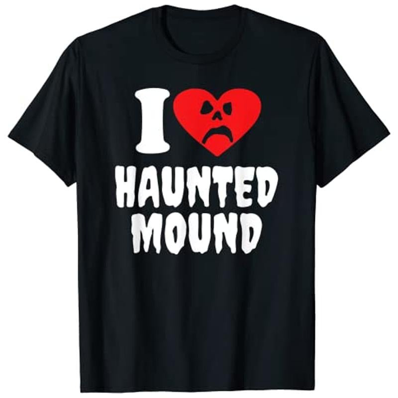 I Love Haunted Mound Sematary T-Shirt | Unisex Cotton Tee Gift | Size S-5XL | NEW Hoodie, Sweatshirt | RetroDripTee.com
