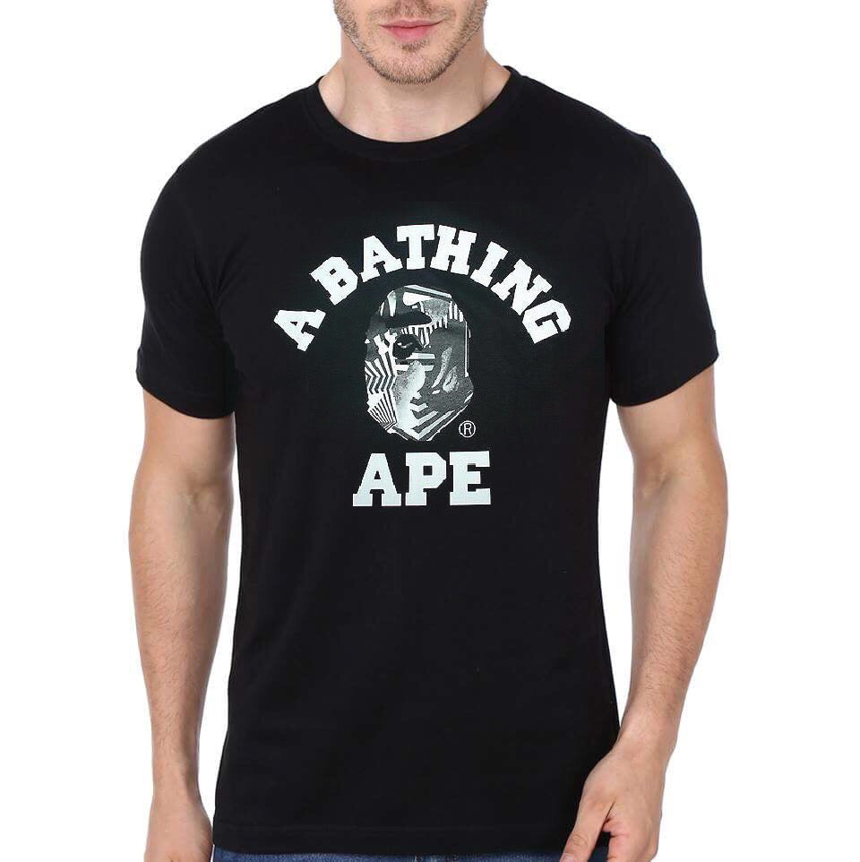 A Bathing Ape Black T-Shirt Style001