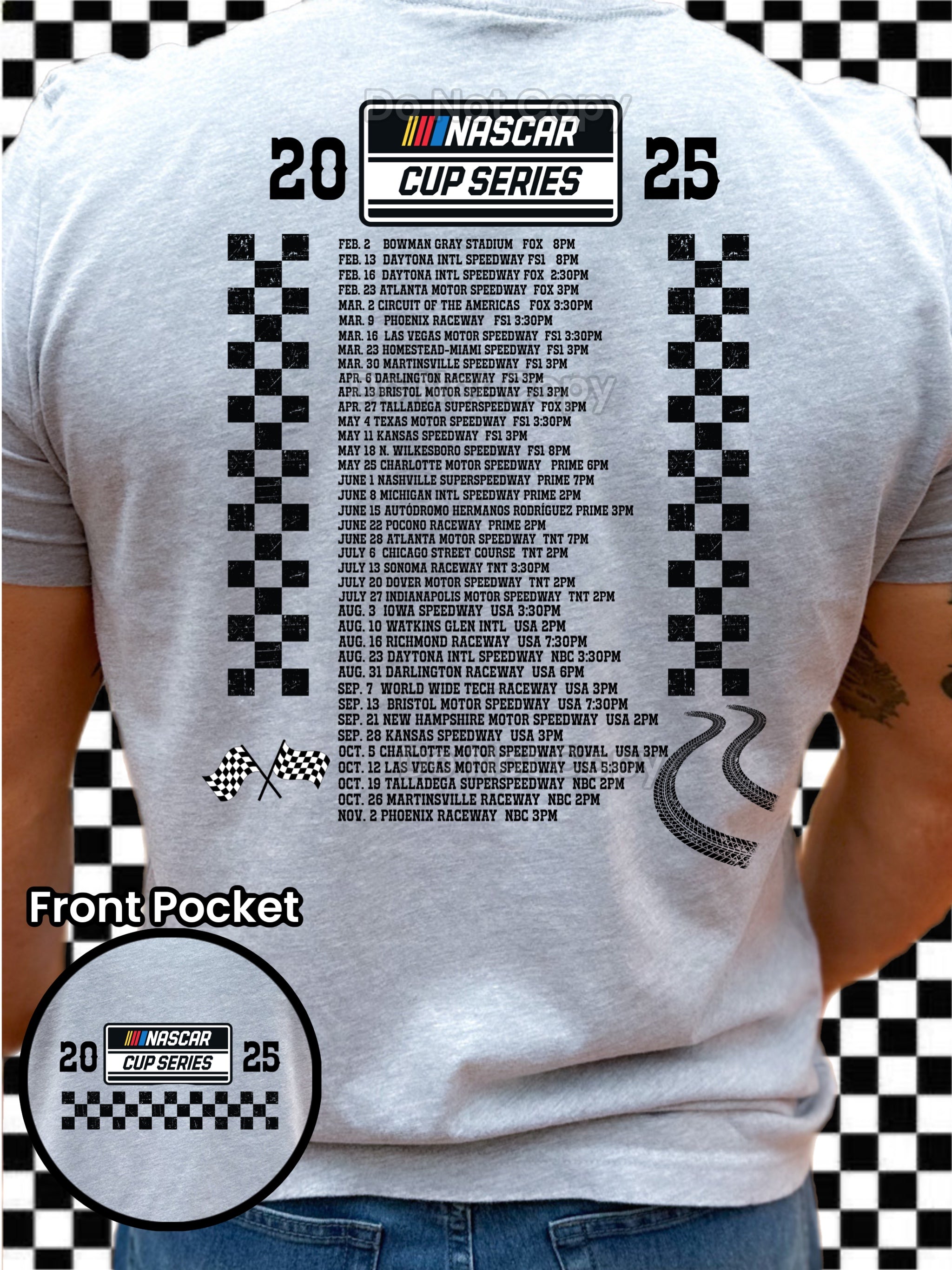 2025 RACE SERIES 2- DOUBLE SIDED TEE