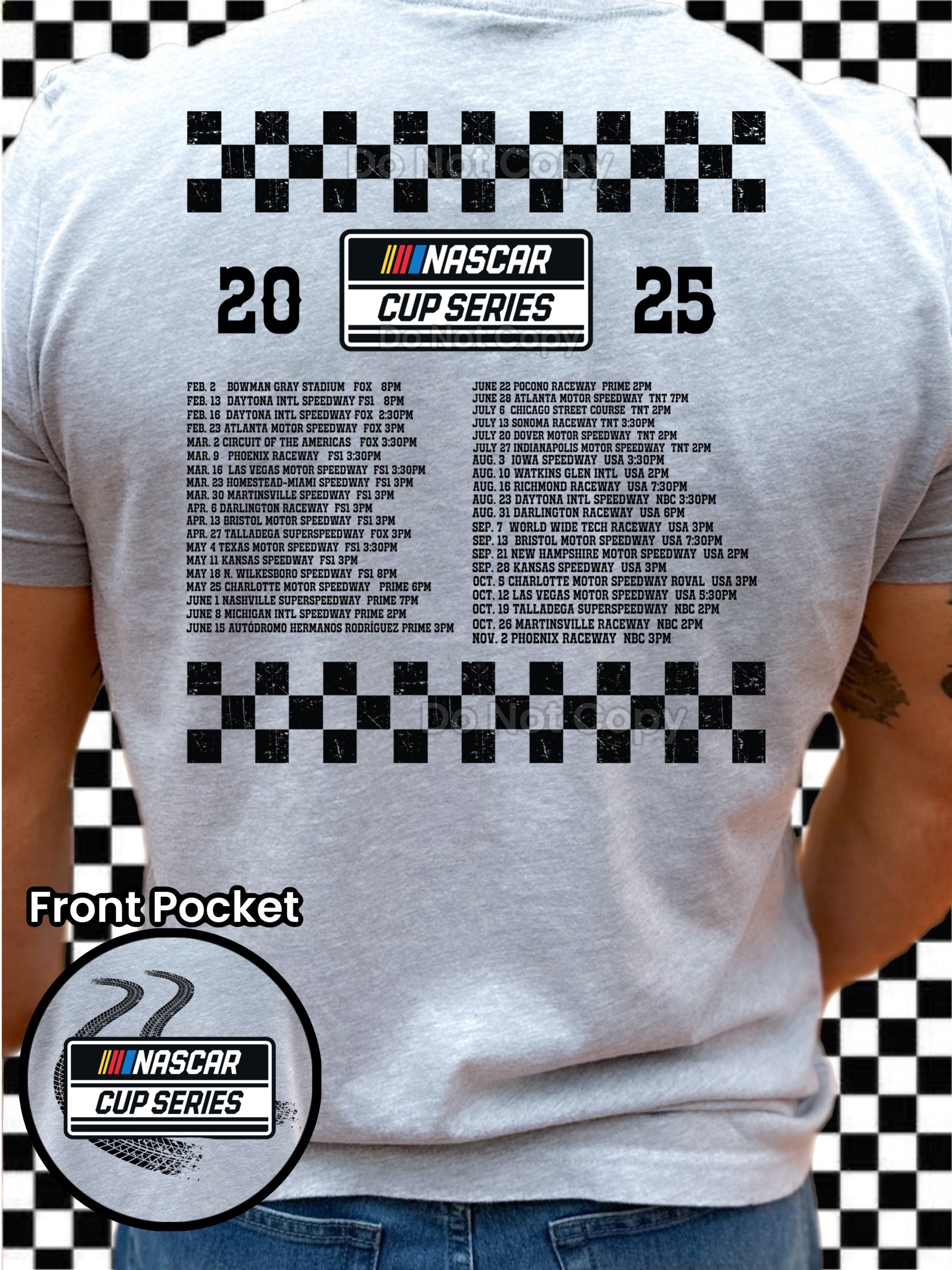 2025 RACE SERIES 1- DOUBLE SIDED TEE