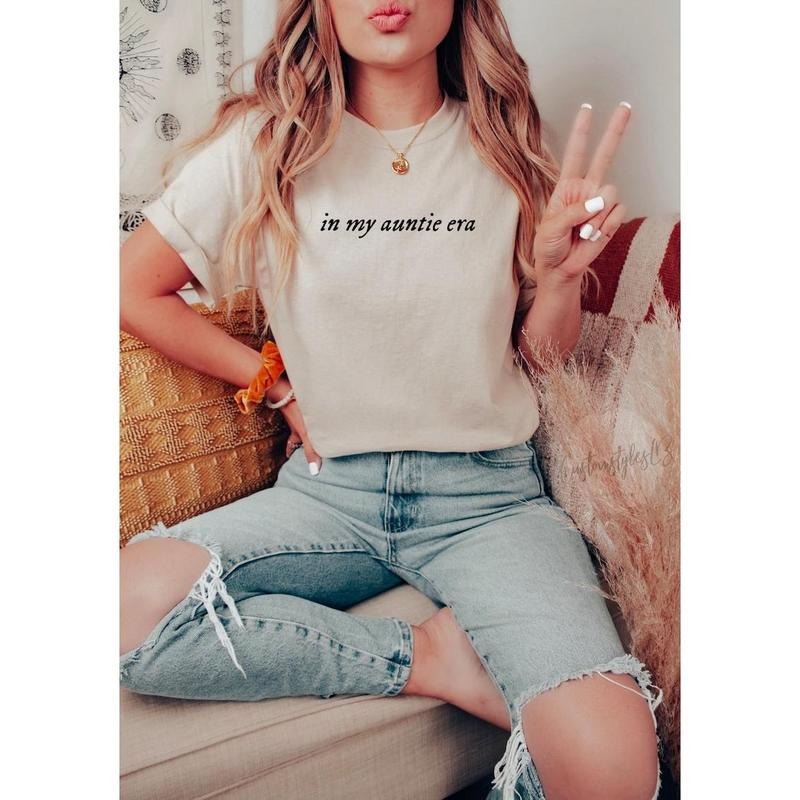 In my auntie era UNISEX T-shirt, Sweatshirt or Hooded Sweatshirt, auntie era, In my eras sweatshirt, In my auntie eras