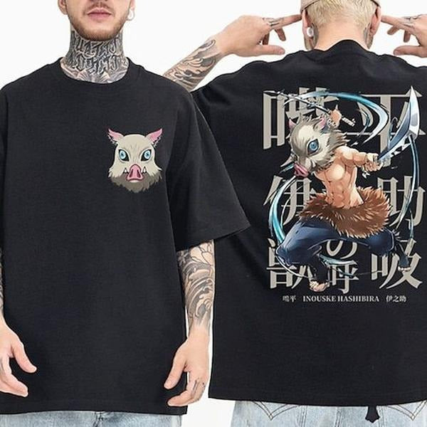 Inosuke Demon Shirt, Demon Slayer, 90s Slayer Style, Anime T-shirt, Anime Sweatshirt, Graphic Anime Tee, Anime Lovers Shirt, Japanese Anime Tees, Special T-shirt, Anime Manga Shirt, Anime Shirt, Hoodie, Gift For Fans, Gift For Men, Gift For Women.
