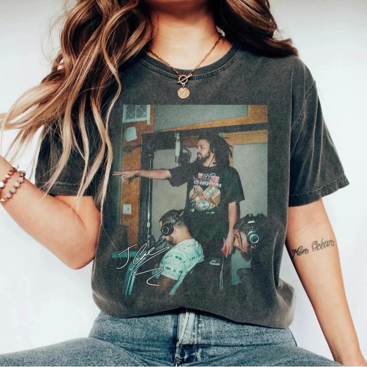 J Cole Graphic Shirt, Hip Hop Rap T-shirt, Neightbors J cole Tour Unisex Shirt Streetwear Clothing