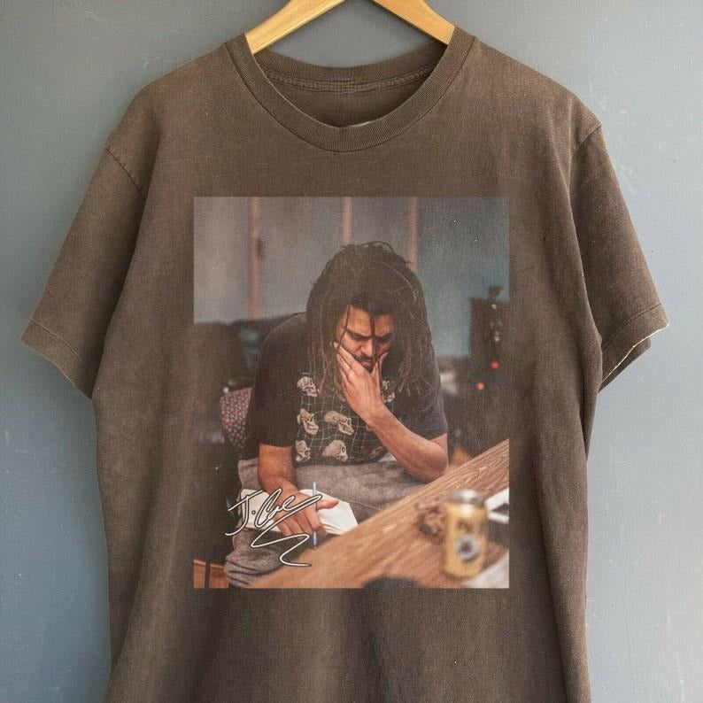J Cole Graphic Tee, Rapper Vintage Shirt, Musical Shirt, Music Lover Shirt, Unisex Hip Hop Gift for Fans