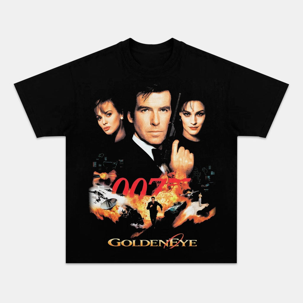 JAMES BOND GOLDENEYE VINTAGE TEE Style002