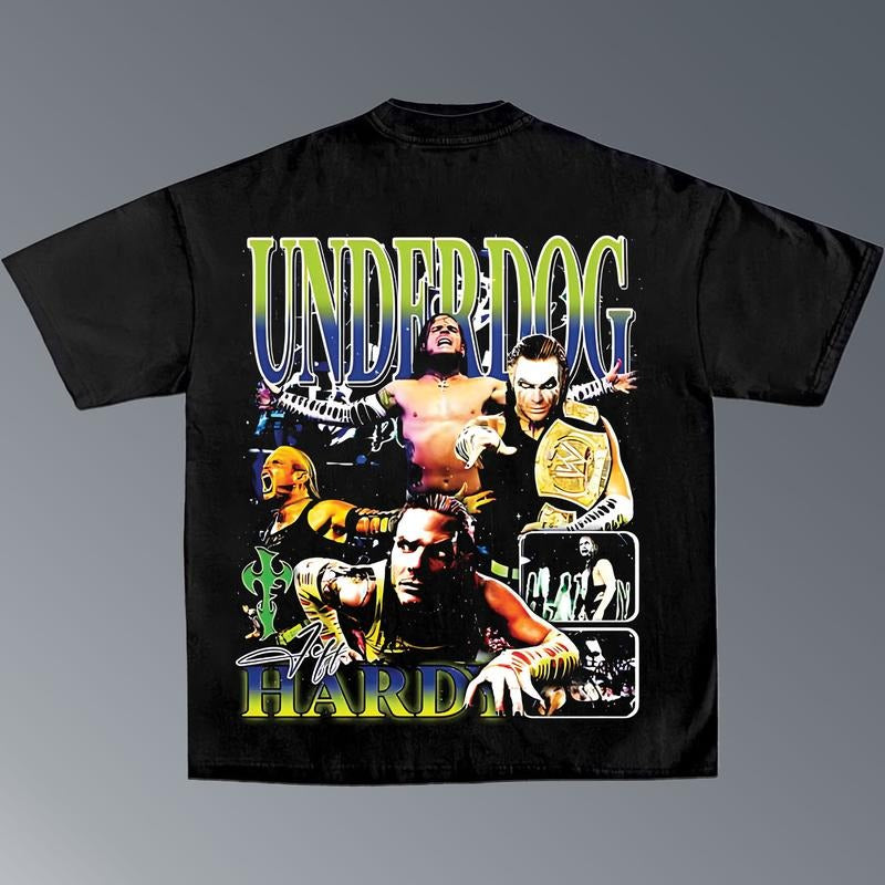 JEFF HARDY Wrestling Tee, Wrestling Graphic Tee, WWE Shirt, MMA Shirt, Sports T-shirt, Wrestling Gift, Gift for Him Hoodie Beckie Dean