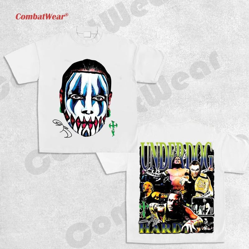 JEFF HARDY Wrestling Tee, Wrestling Graphic Tee, WWE Shirt, MMA Shirt, Sports T-shirt, Wrestling Gift, Gift for Him Hoodie Beckie Dean