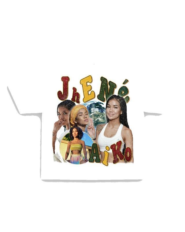 JHENE AIKO TEE Print Short Sleeve Unisex Retro 90s Streetwear Shirt
