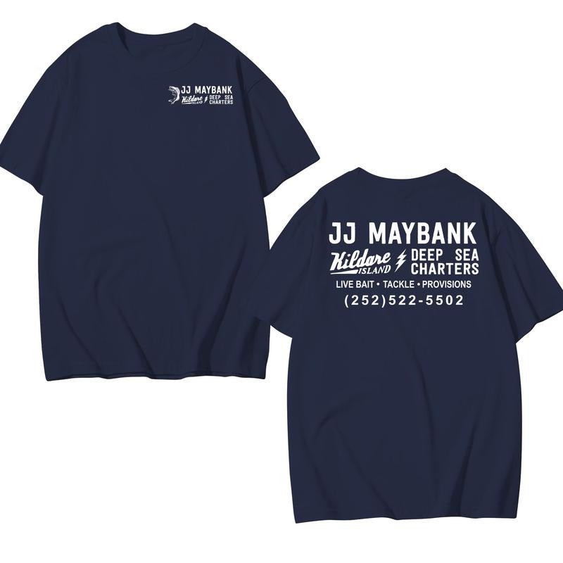 JJ Maybanks 2 Sides Kildare Deepsea Character T-Shirt, JJ Maybank Outfit, OBX SS4 Show Shirt, Beach Tee, Spring Break Tee Gift For Movies Lovers Fabric